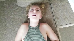 Eye Rolling Clit Orgasm – Blonde Girl Fucked After School